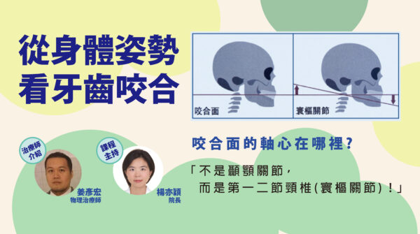 從身體姿勢看牙齒咬合